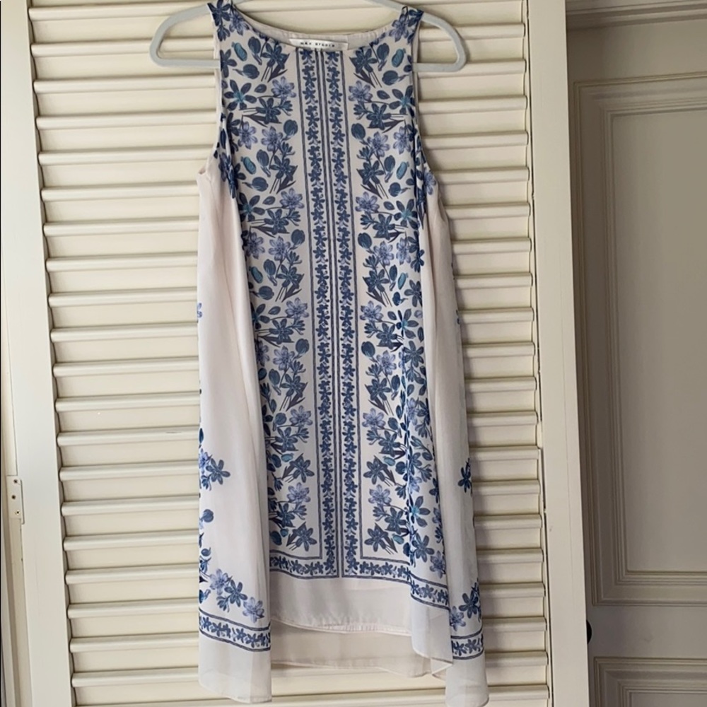 Max Studio Sleevless Japon Print Dress